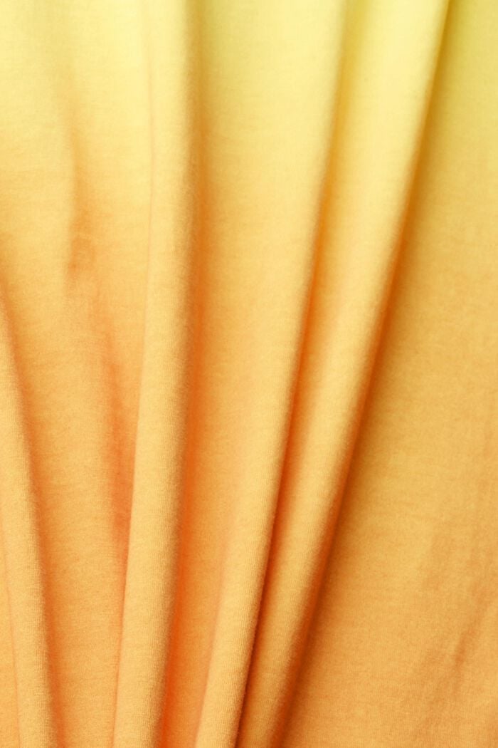 Graduated colour T-shirt, YELLOW, detail image number 5