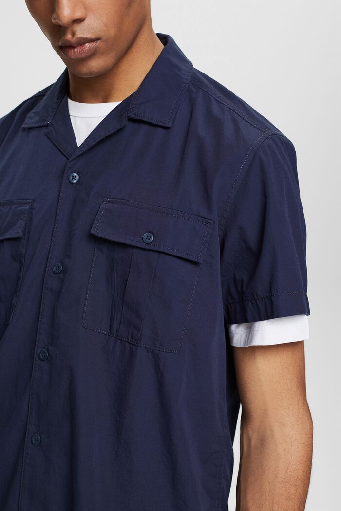 Shirt with breast pockets, NAVY, detail image number 2