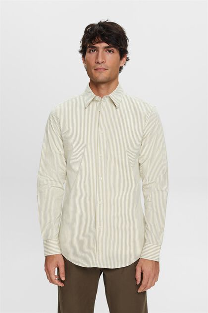 Striped Cotton Poplin Shirt