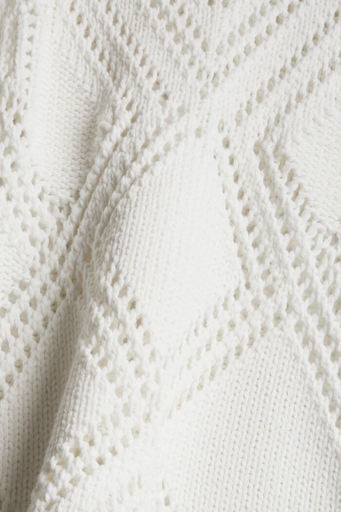 Jumper with an openwork pattern, SAND, detail image number 4