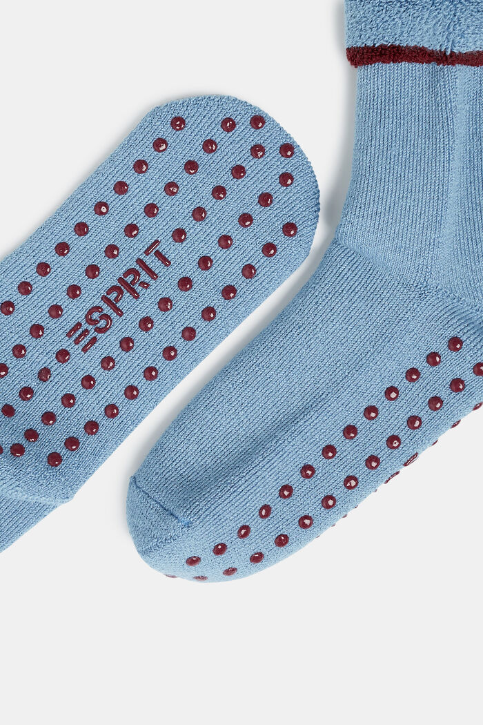 Soft stopper socks, wool blend, SUMMERSKY, detail image number 1