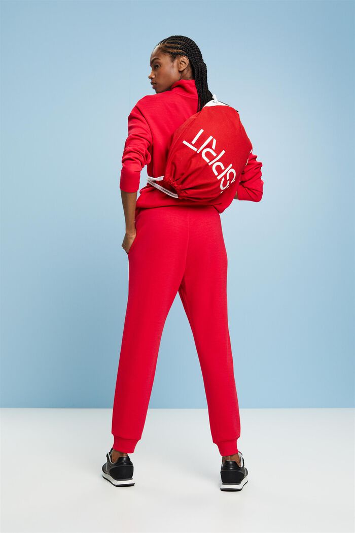 Active Tracksuit Bottoms, LENZING™ ECOVERO™, RED, detail image number 2