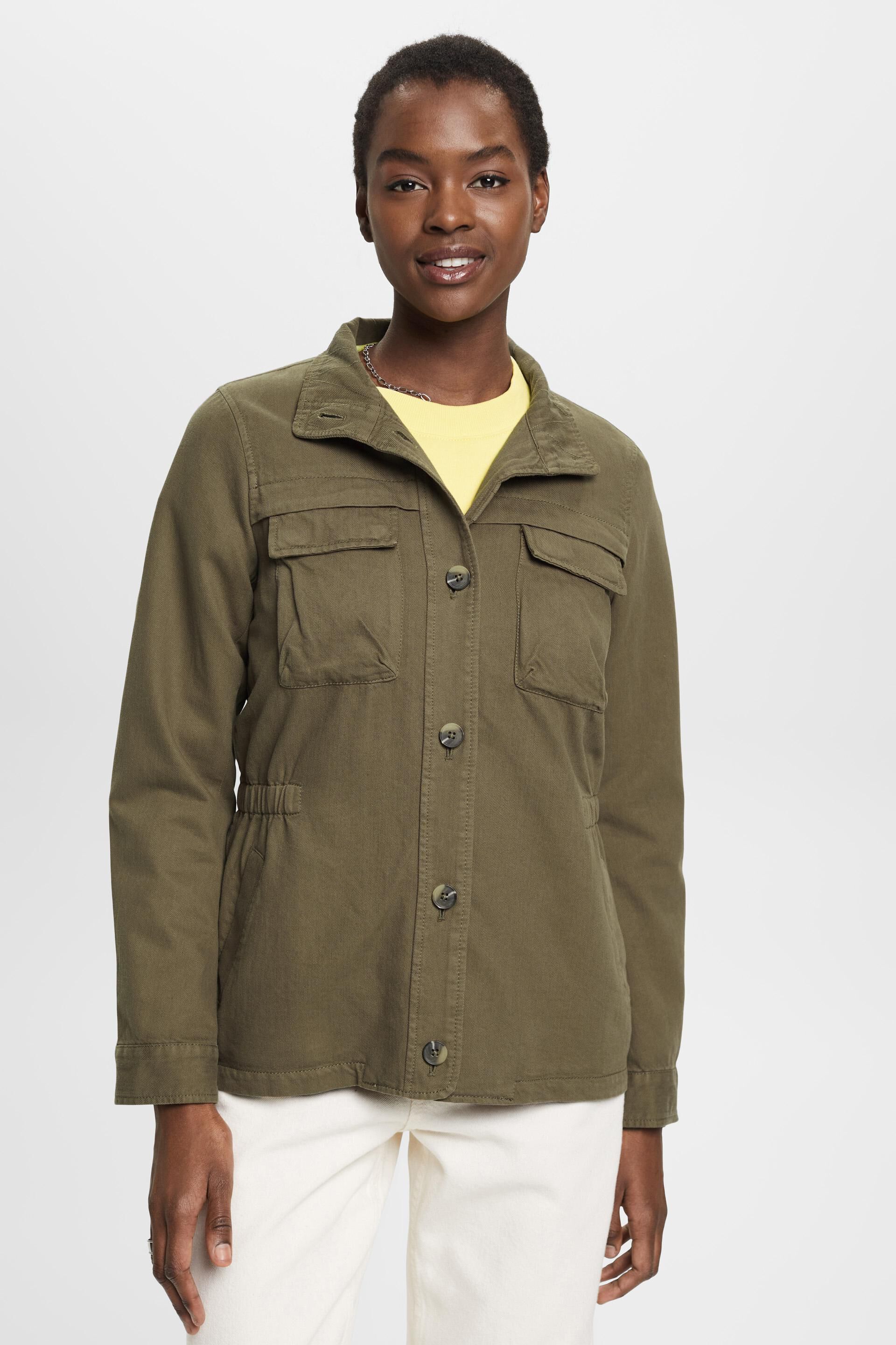 Women's Utility Jacket - Knox Rose OLIVE GREEN SMALL | eBay