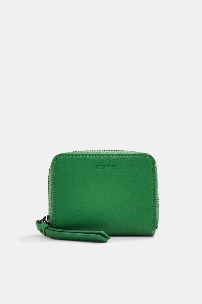 Faux leather purse, GREEN, detail image number 0