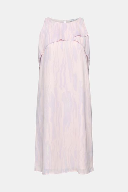 Printed Crêpe Chiffon Mini Dress