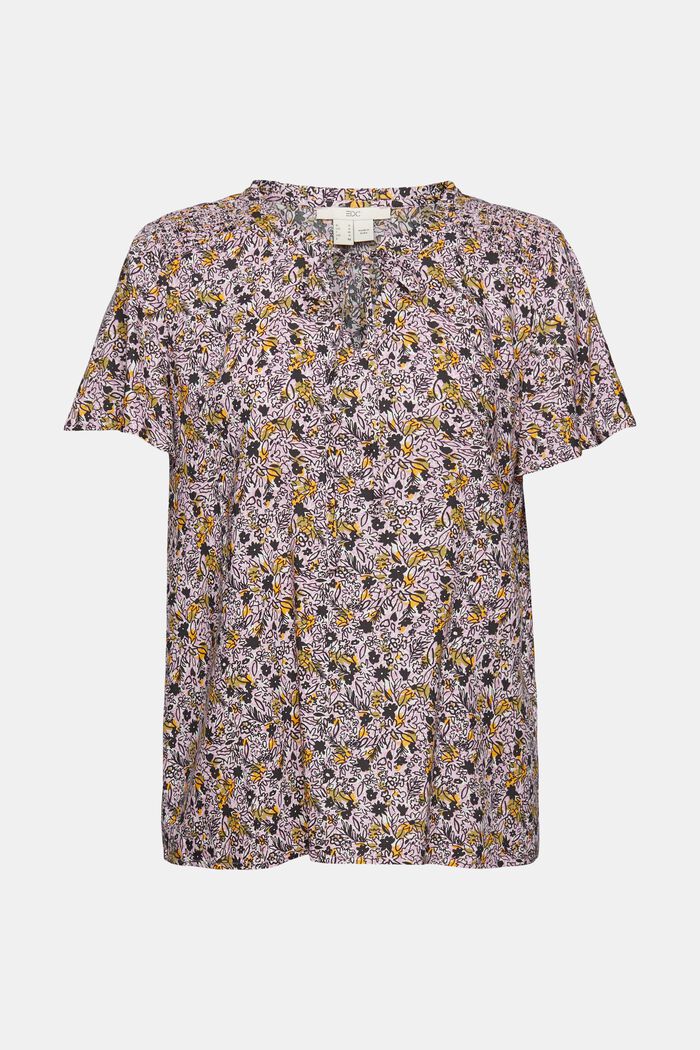 Floral pattern blouse, LENZING™ ECOVERO™: