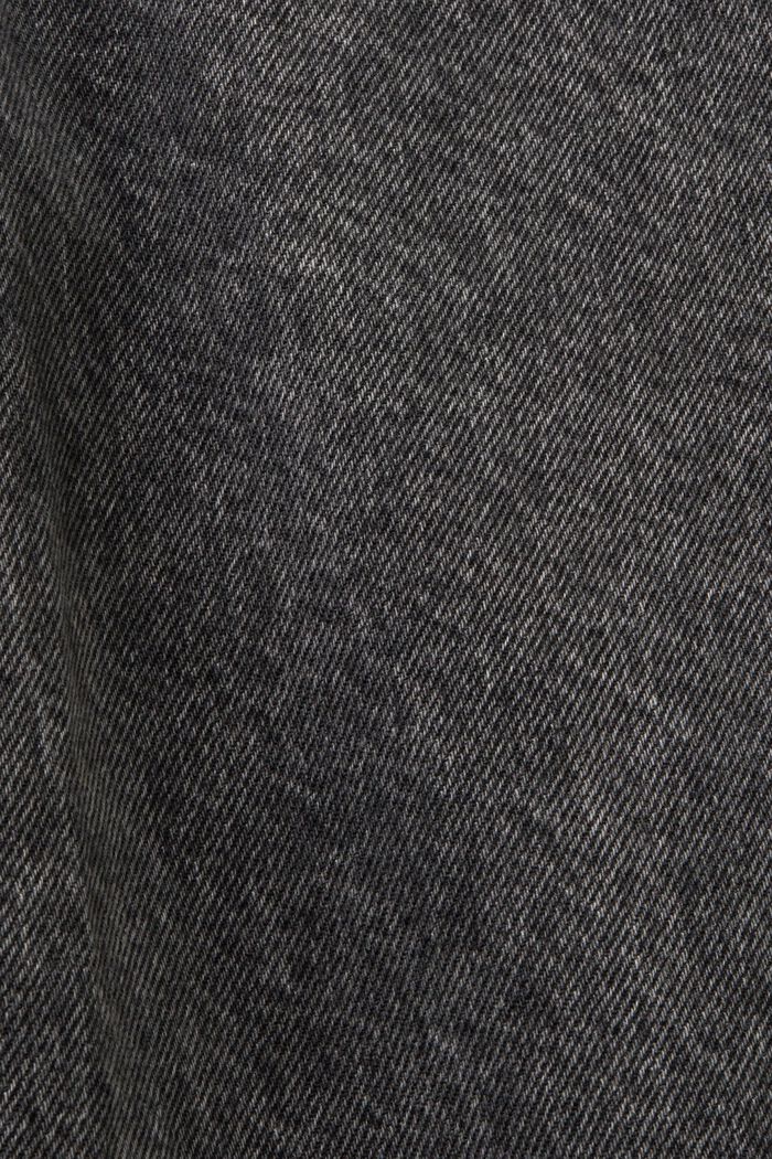 High-Rise Retro Wide-Leg Jeans, GREY DARK WASHED, detail image number 6