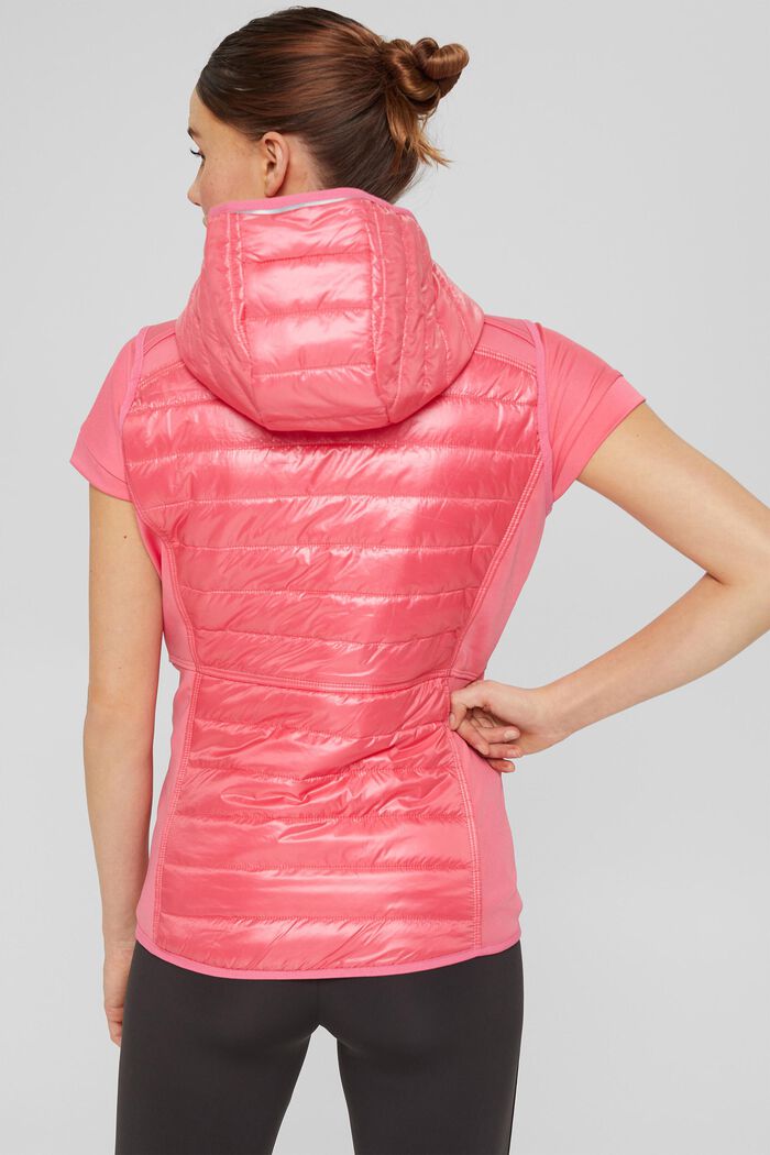 Body warmer in a mix of materials with 3M™ Thinsulate, PINK FUCHSIA, detail image number 3