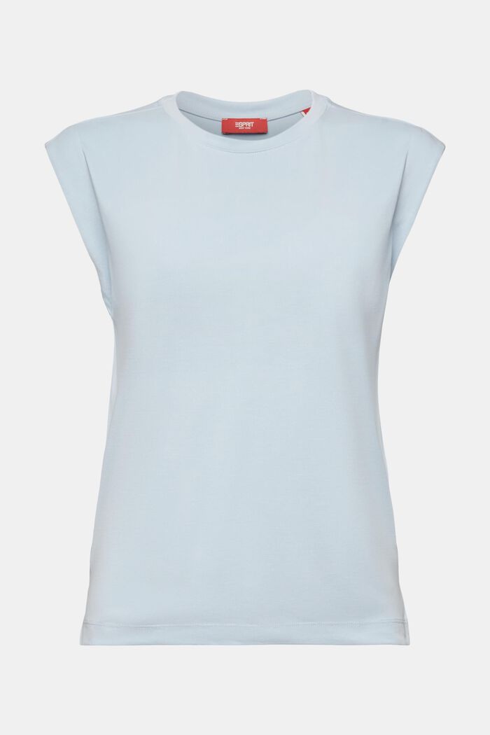 Jersey top with a soft touch, LIGHT BLUE, detail image number 6