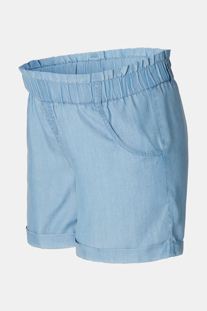 Faux denim shorts made of TENCEL™