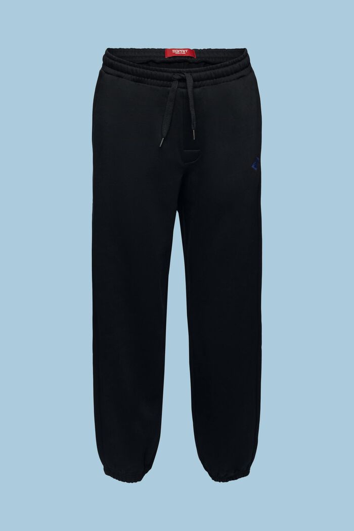 Embroidered Sweatpants, BLACK, detail image number 7