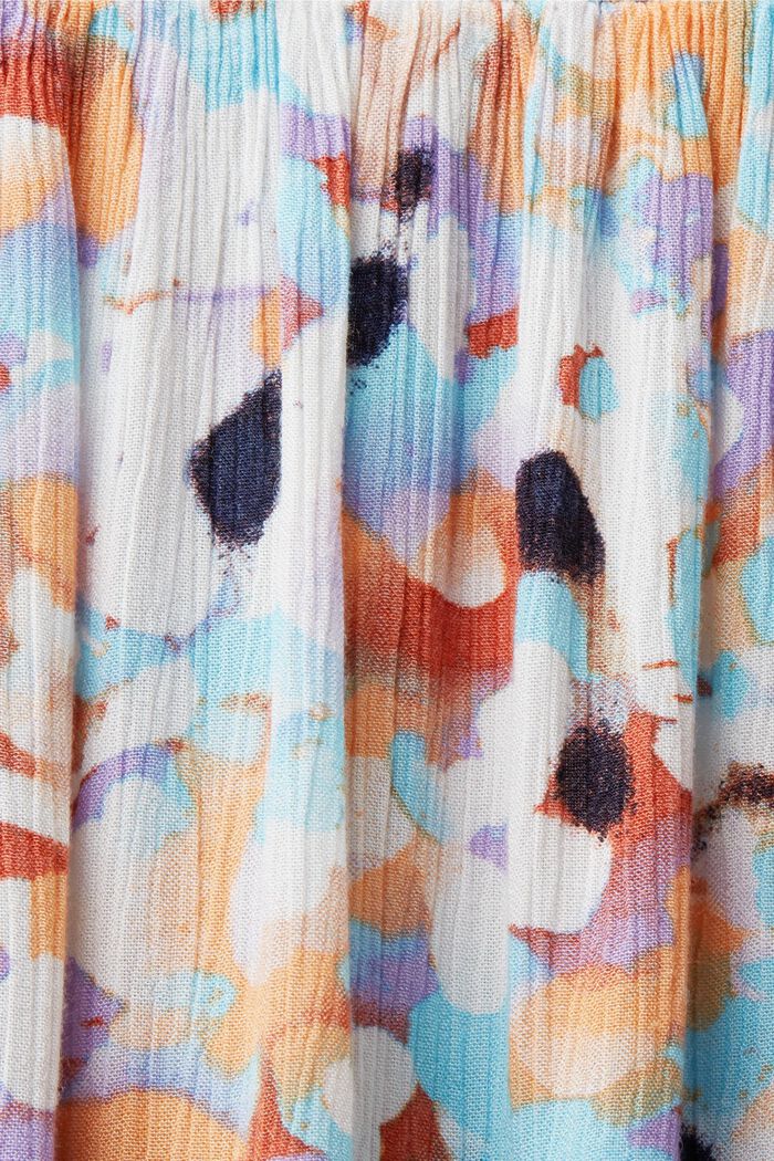 Textured floral mini skirt, PURPLE, detail image number 6