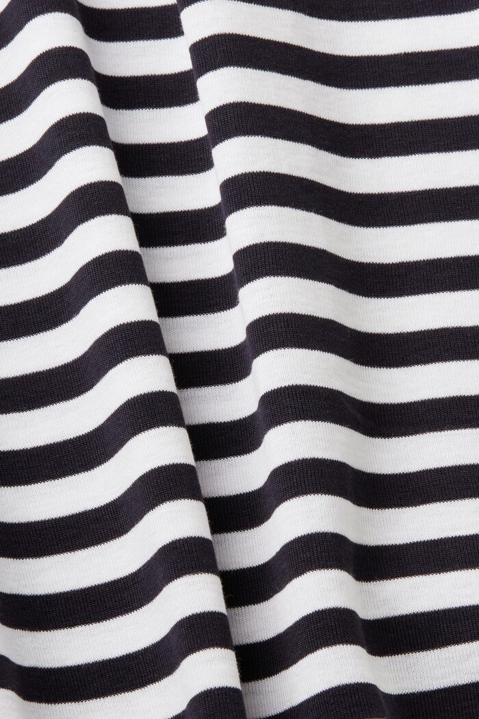 Striped t-shirt with capped sleeves, NAVY, detail image number 5