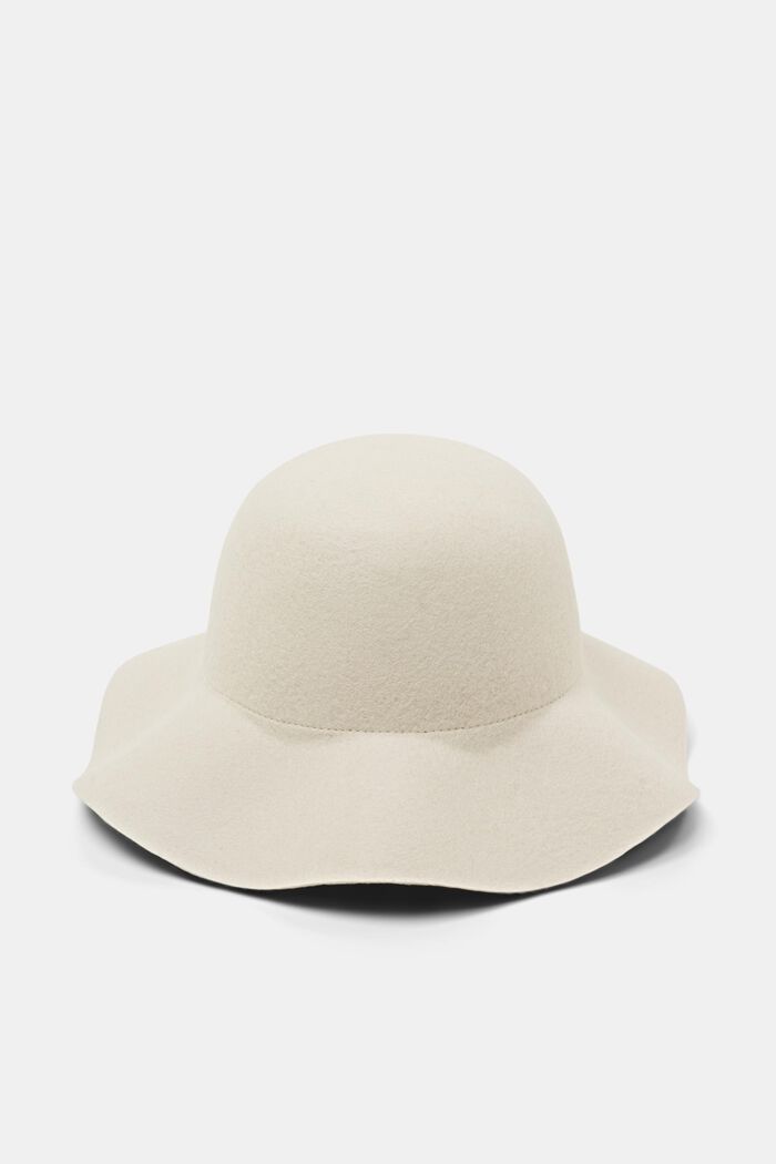 Wool Felt Hat, OFF WHITE, detail image number 0