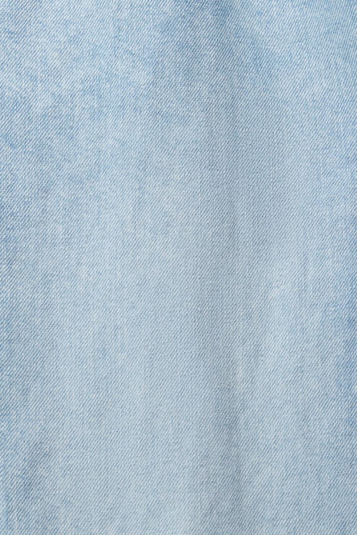 Containing hemp: paperbag jeans, BLUE LIGHT WASHED, detail image number 4