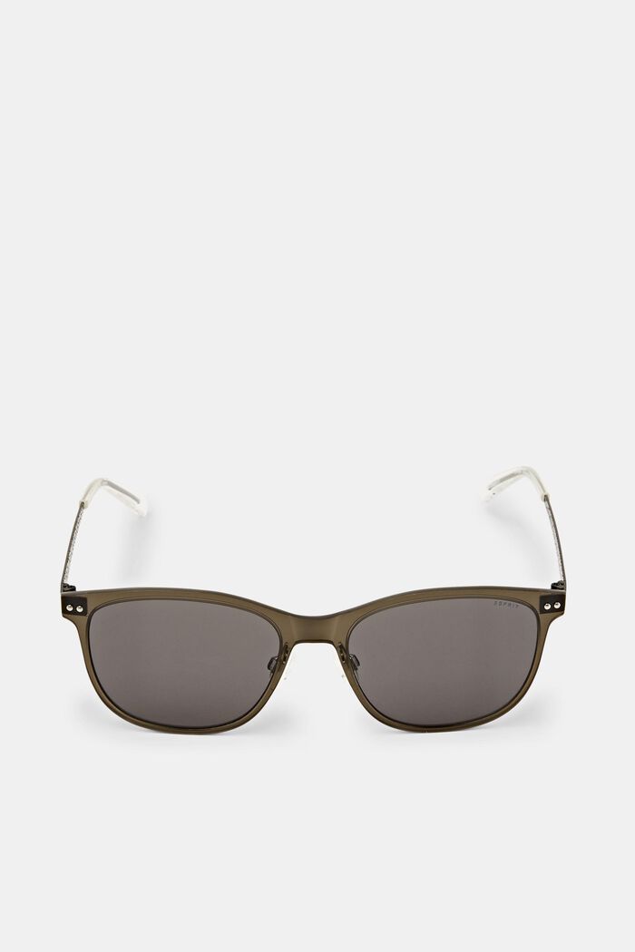 Tinted Square Framed Sunglasses, GREY, detail image number 0