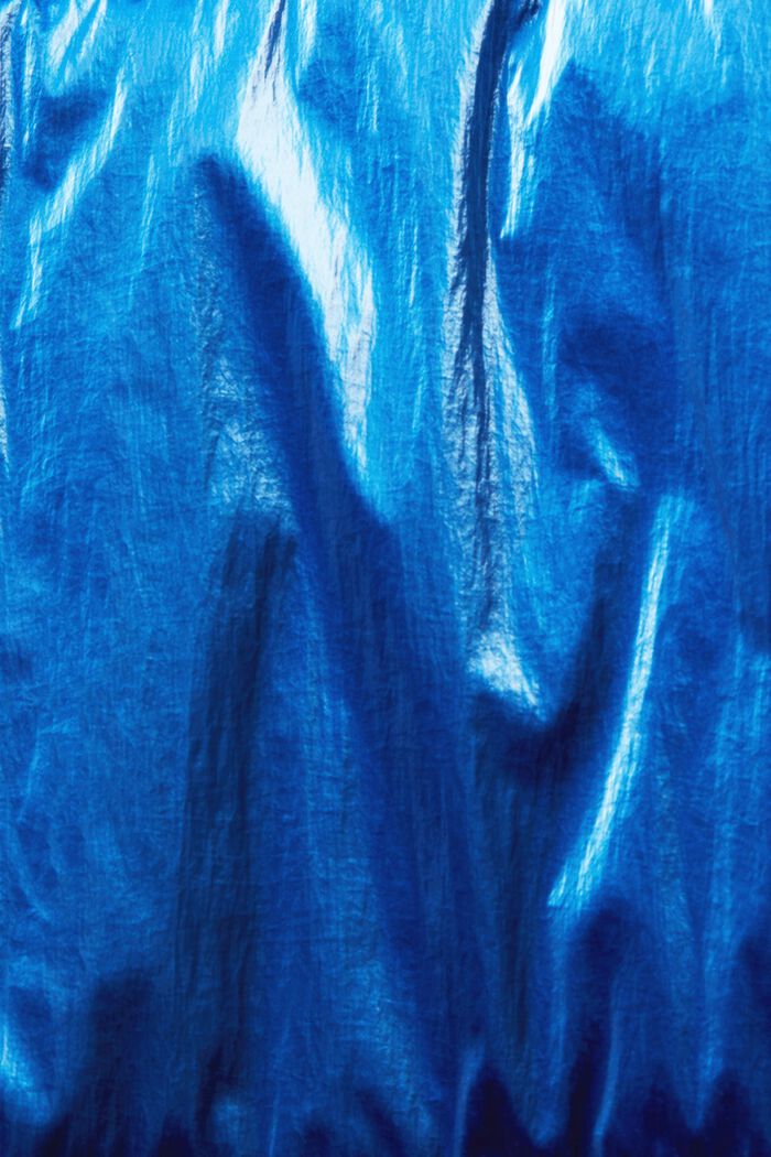 Reversible Long Puffer Coat, BRIGHT BLUE, detail image number 6