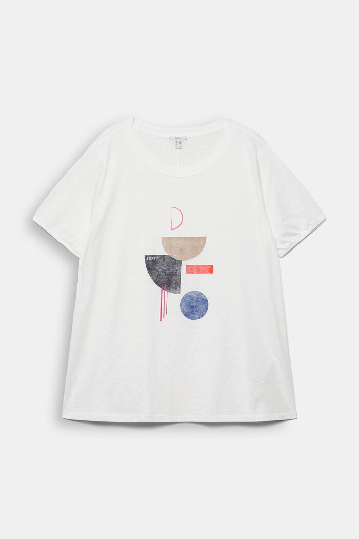 CURVY T-shirt with a print, organic cotton