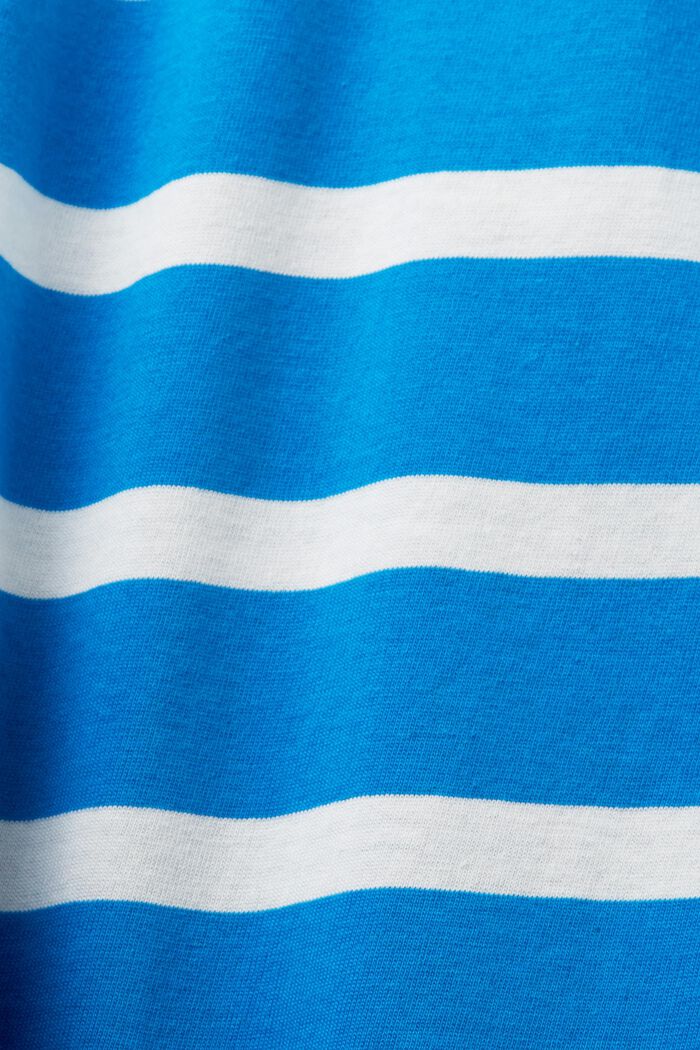 Striped Cotton Jersey T-Shirt, BLUE, detail image number 6