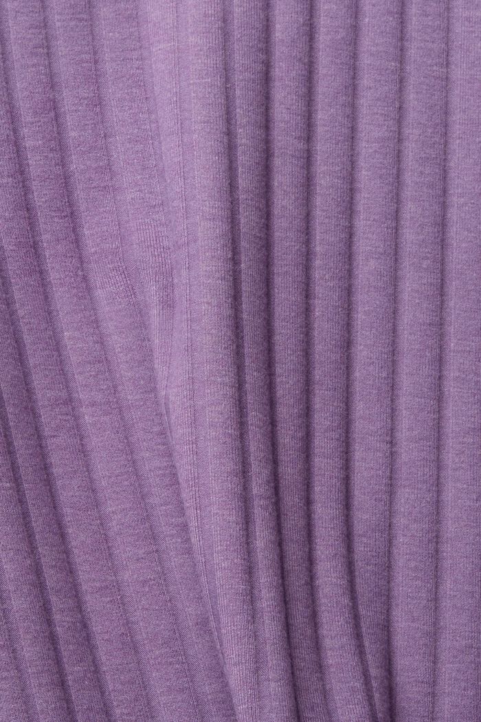 Short long sleeve top, LILAC, detail image number 1