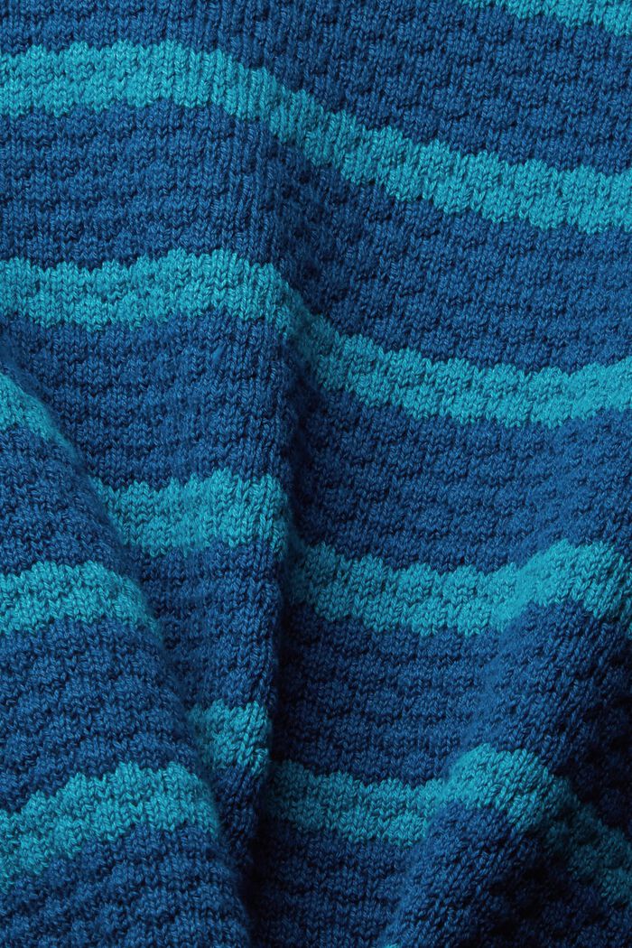 Textured knit jumper, PETROL BLUE, detail image number 1