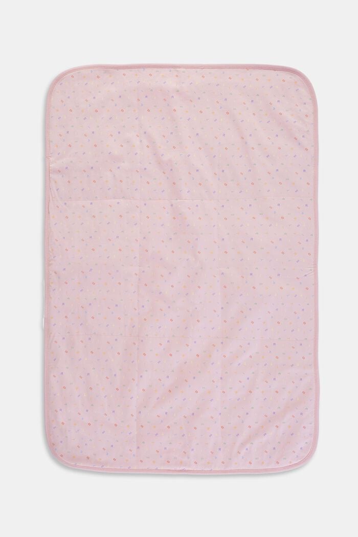 Organic cotton baby blanket, BLUSH, detail image number 1