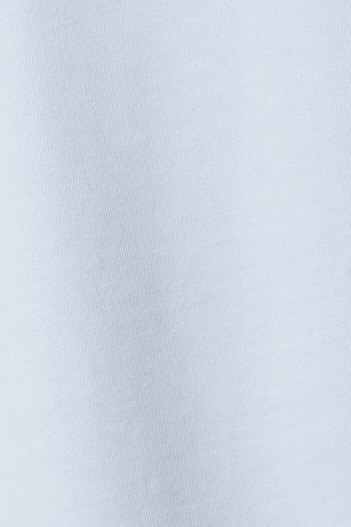 Unisex Logo Cotton Jersey T-Shirt, PASTEL BLUE, detail image number 6