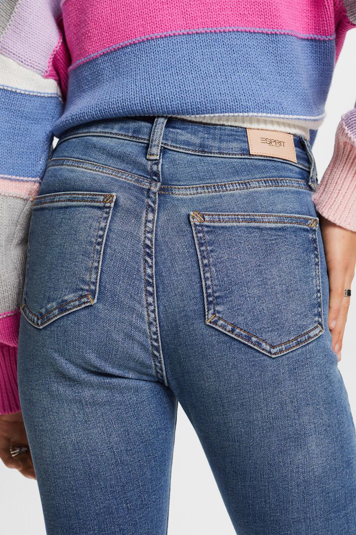 High-Rise Skinny Jeans, BLUE MEDIUM WASHED, detail image number 4