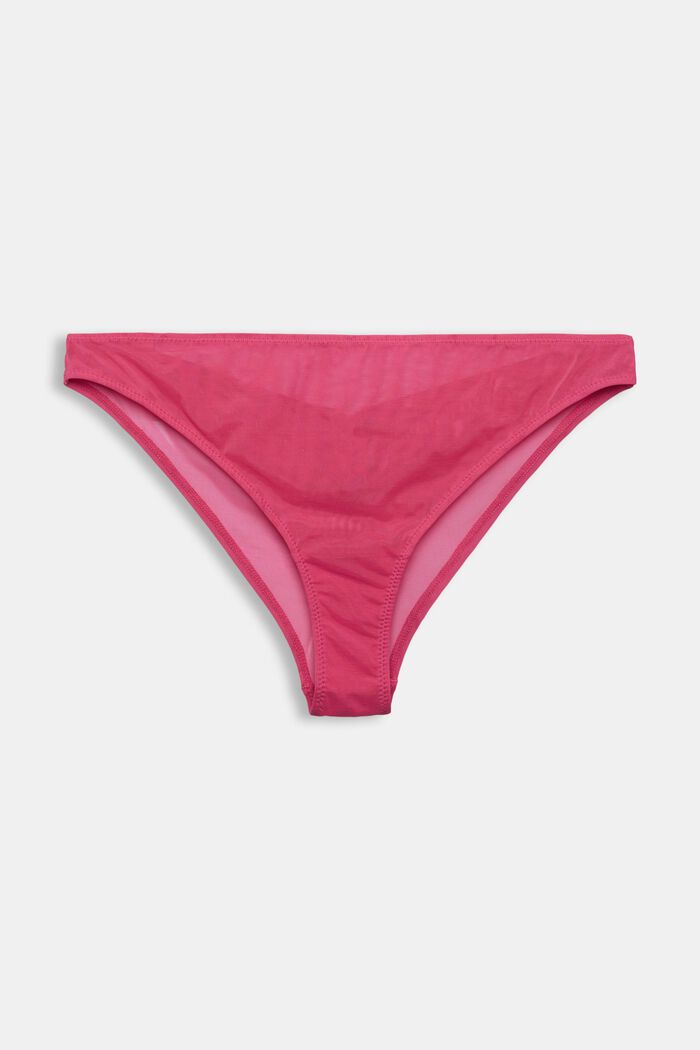 Made of recycled material: hipster briefs made of delicate mesh, PINK FUCHSIA, overview