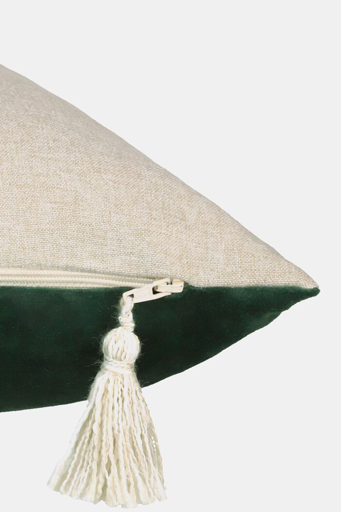 Contrast Striped Cushion Cover, GREEN, detail image number 2