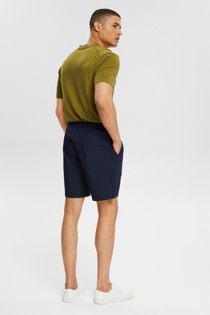 Cotton shorts, NAVY, detail image number 3