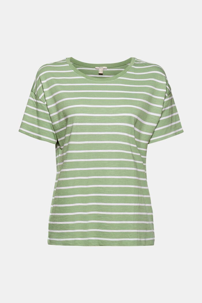 T-shirt made of organic cotton and TENCEL™/modal, LEAF GREEN, detail image number 5