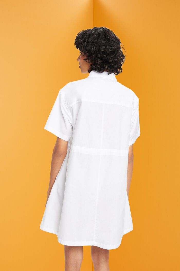 Mini shirt dress with print, WHITE, detail image number 3