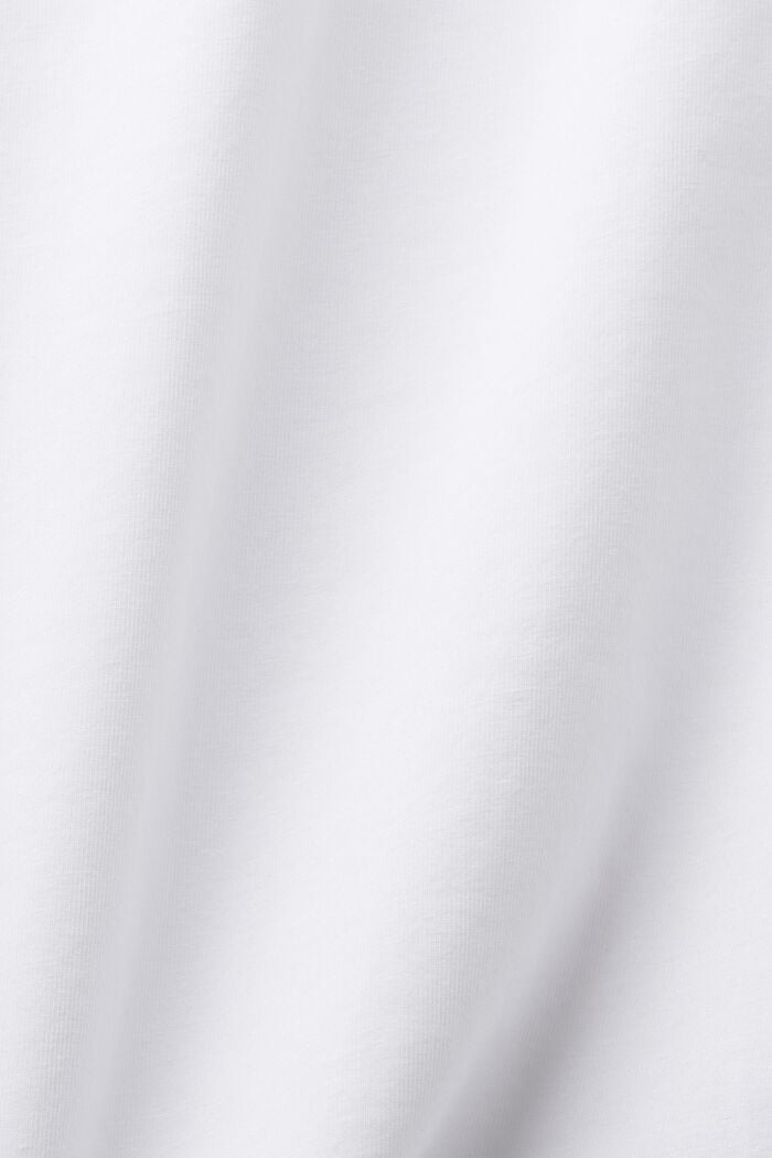 Boat Neck T-Shirt, WHITE, detail image number 5