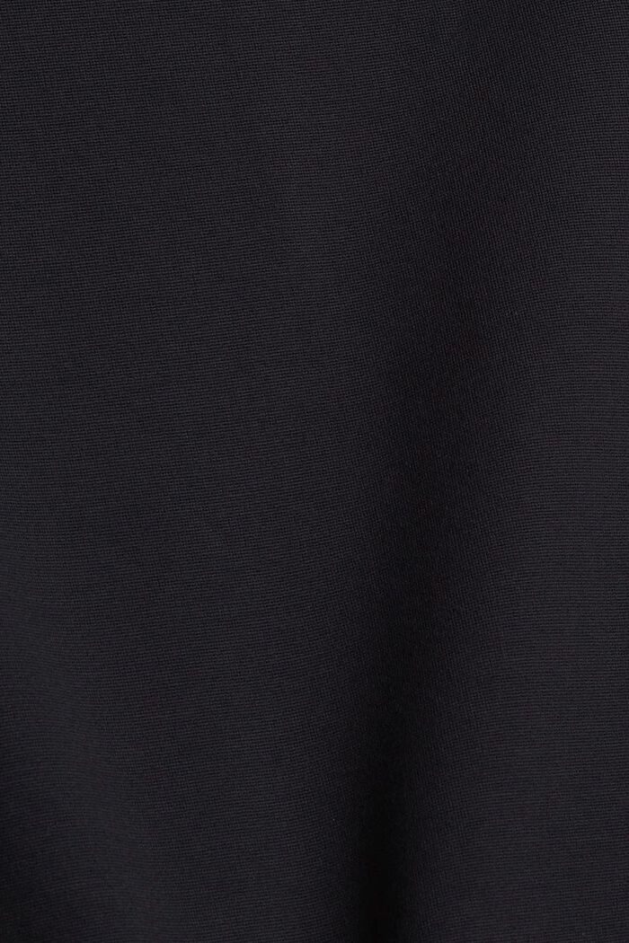 Mini skirt made of punto jersey fabric, LENZING™ ECOVERO™, BLACK, detail image number 4