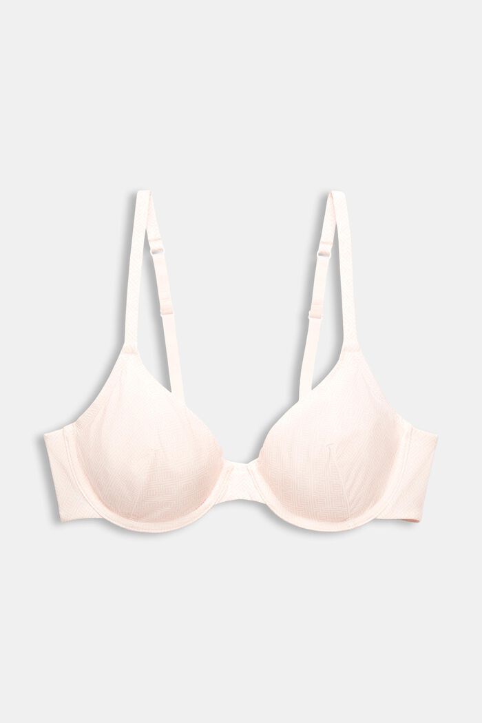 Printed Unpadded Underwired Bra, LIGHT PINK, detail image number 4