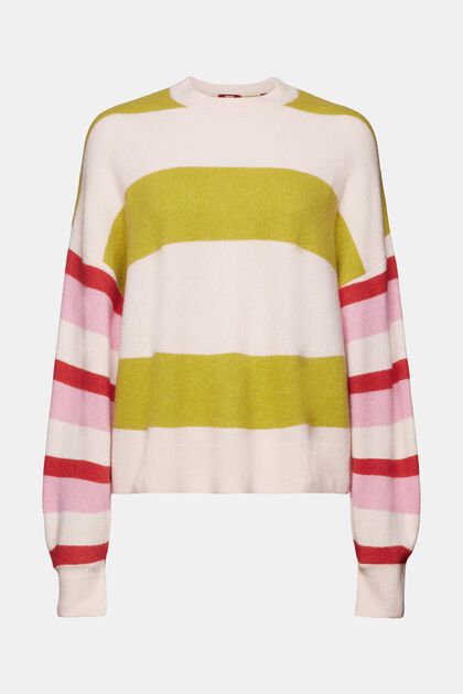 Striped Wool-Blend Sweater
