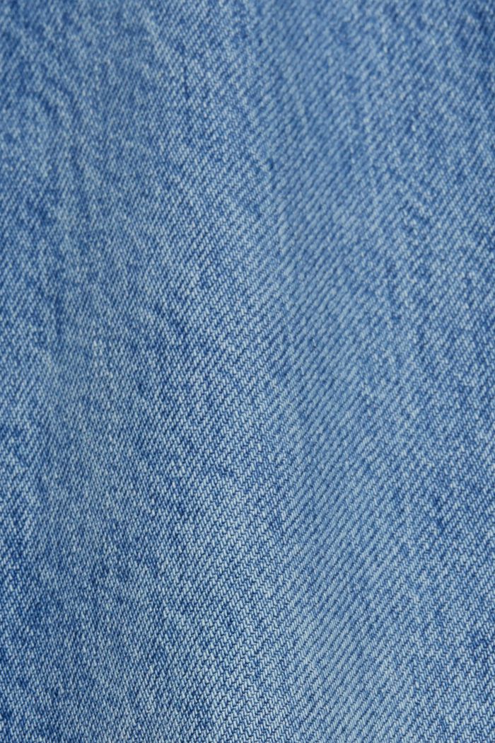 High-Rise Retro Straight Jeans, BLUE LIGHT WASHED, detail image number 5