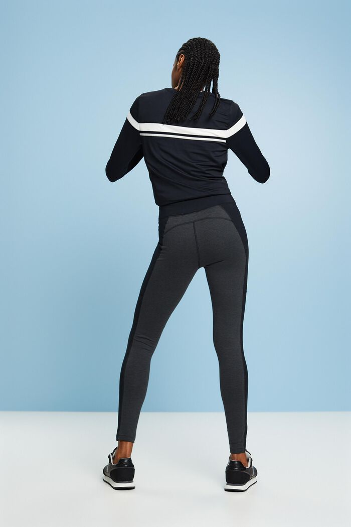 Insulated Active Leggings, E-DRY, BLACK, detail image number 2