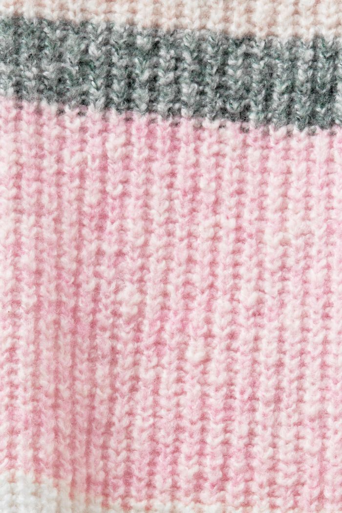Rib-Knit V-Neck Cardigan, ICE, detail image number 5