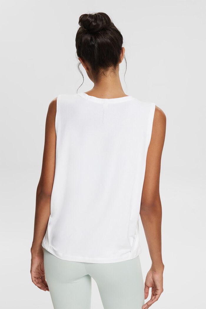 Top with deep armholes, WHITE, detail image number 3