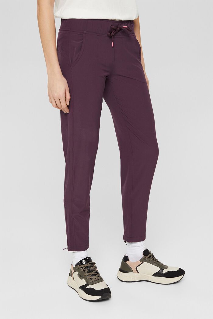 Trousers, AUBERGINE, detail image number 0