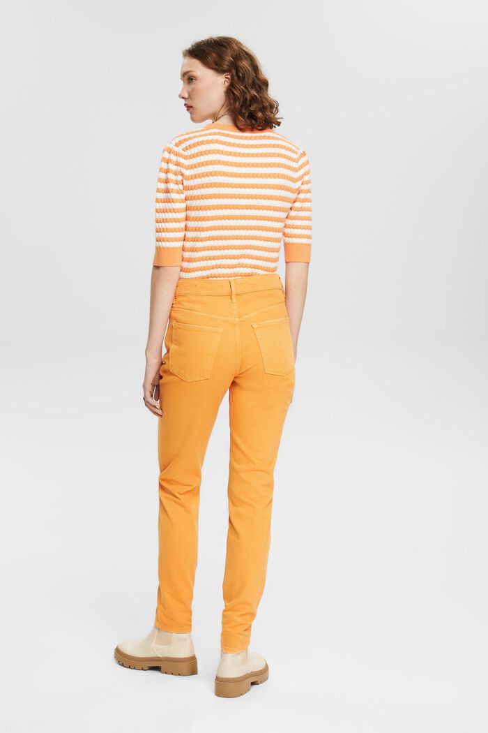 Mom fit twill trousers, GOLDEN ORANGE, detail image number 3