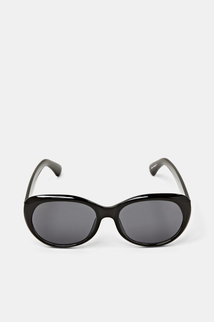 Round Frame Sunglasses, BLACK, detail image number 2