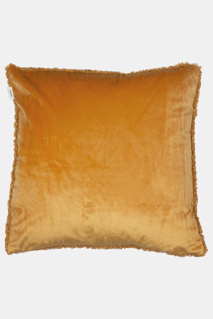 Plush cushion cover, CURRY, detail image number 2
