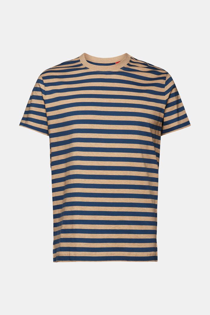 Striped Cotton Jersey T-Shirt, SAND, detail image number 6