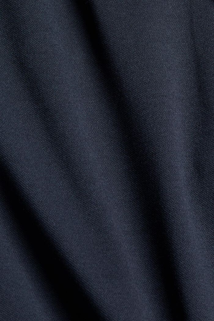 Piqué tracksuit bottoms with an elasticated waistband, NAVY, detail image number 4