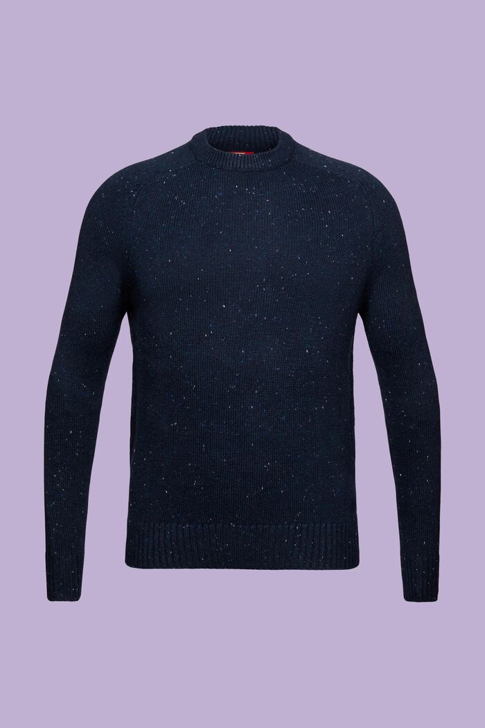 Neppy Crew Neck Sweater, PETROL BLUE, detail image number 6