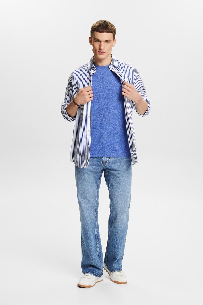 Melange T-Shirt, BRIGHT BLUE, detail image number 1