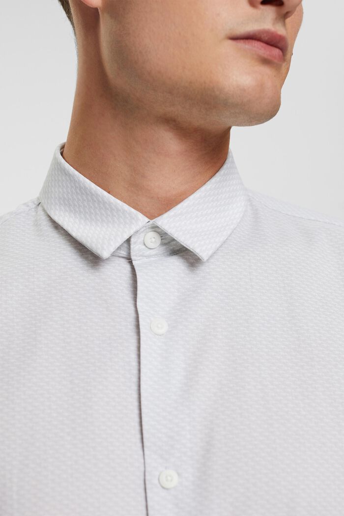 Patterned, sustainable cotton shirt, LIGHT BLUE, detail image number 0